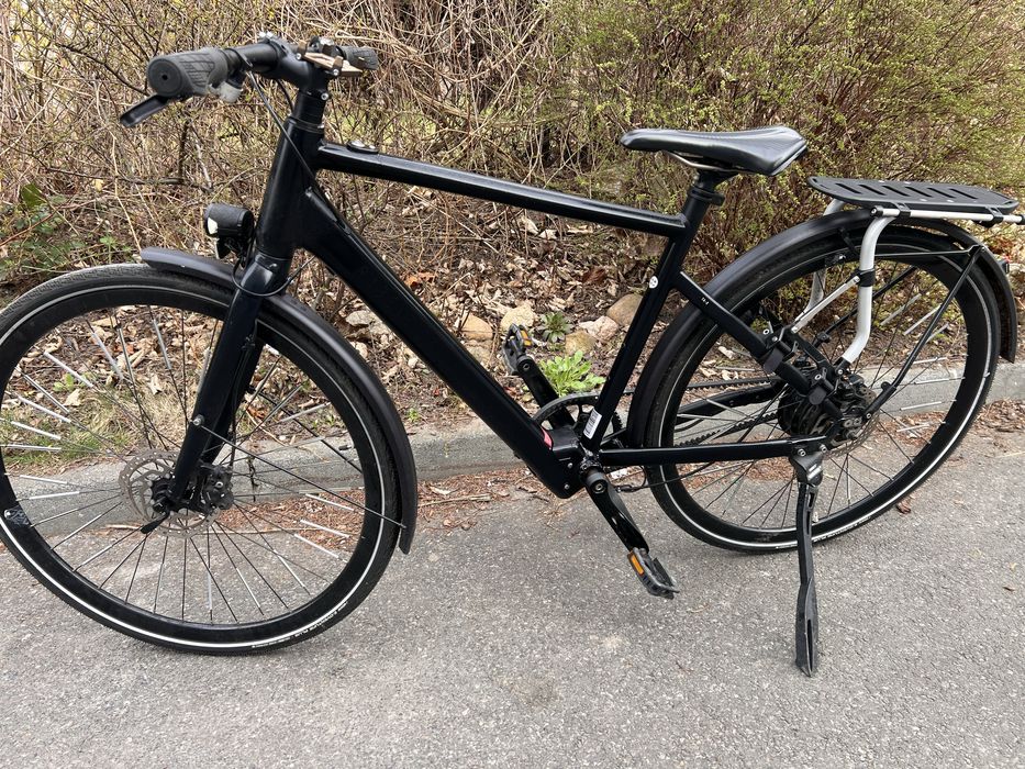 Lekki rower elektryczny RABENEICK na pasku! 19 KG, BAFANG / DO NAPRAWY /B
