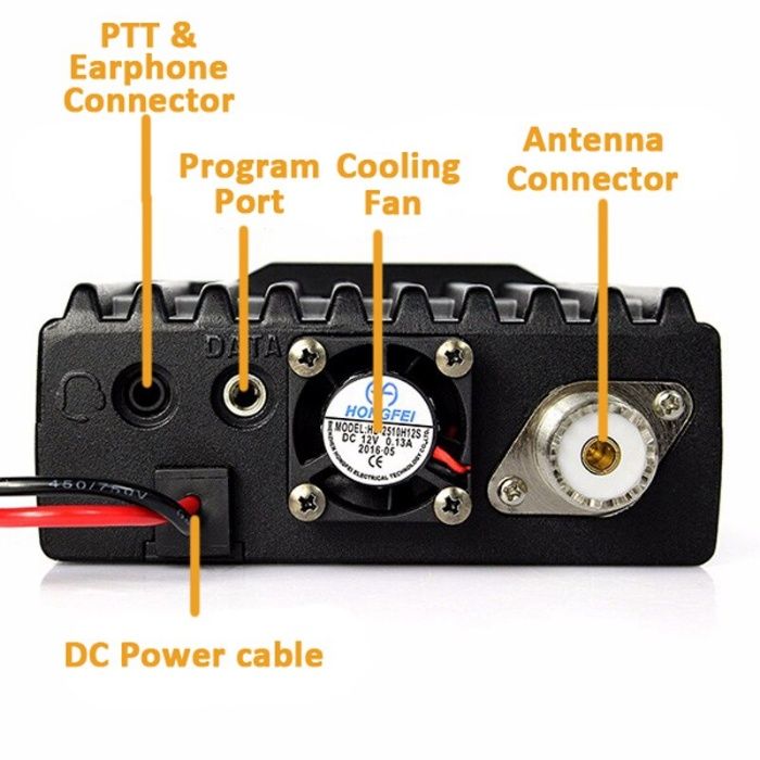 Cabo de programação para Radios móveis QYT TYT ZASTONE SAINSONIC