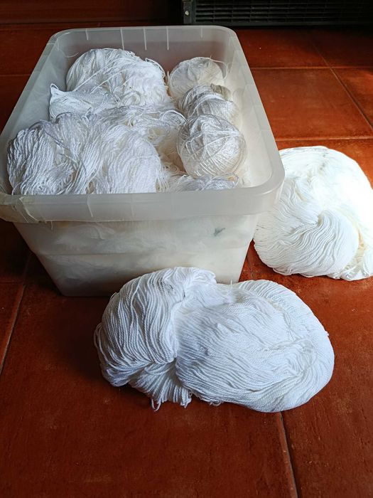 Caixa linhas Crochê