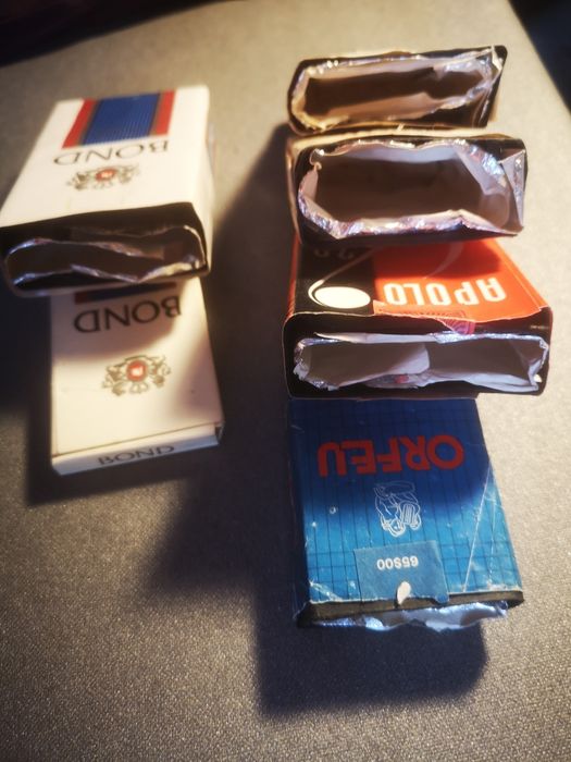 Maços de tabaco de coleçăo