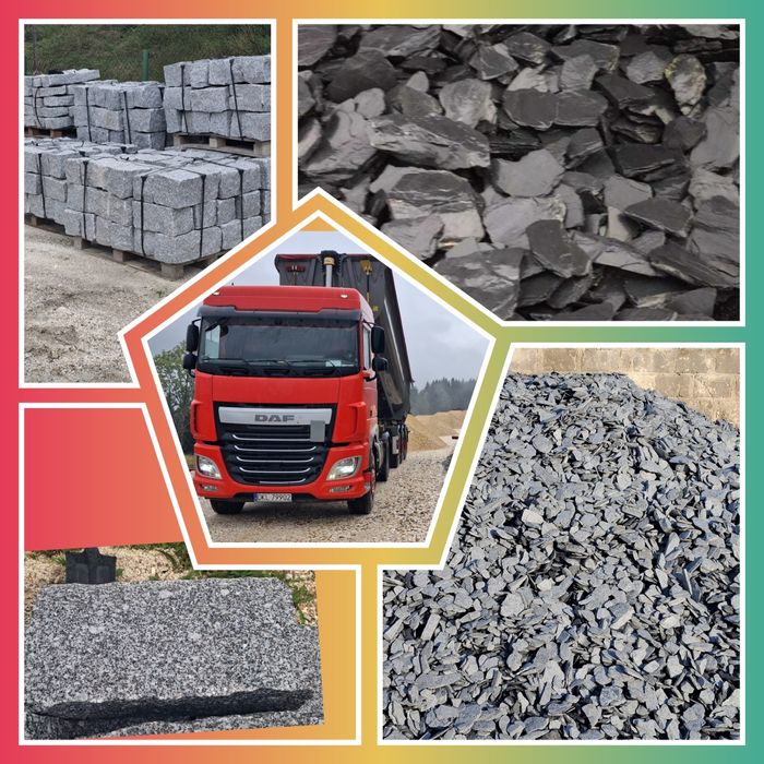 Usługi Transportowe, kamien ogrodowy, żwiry, piaski, zboże, węgiel