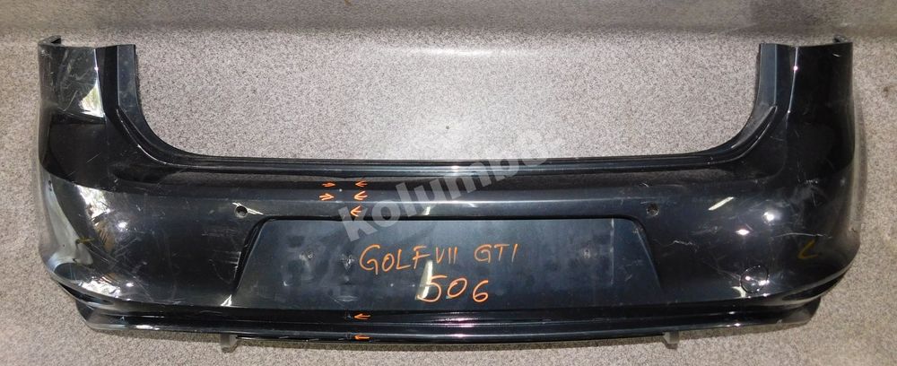 vw golf vii 5g 7 gti zderzak tylny tył
