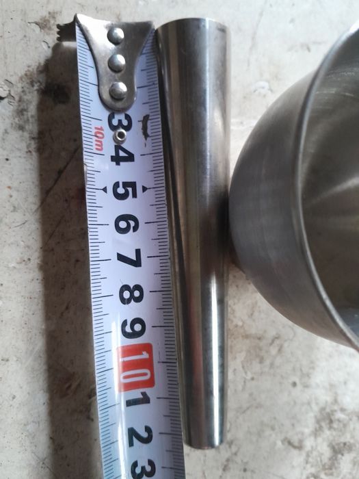 Ступка с пкстиком нерж.