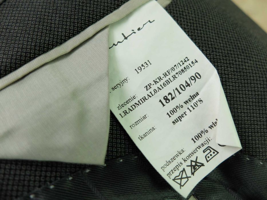 Garnitur LANTIER | 182/104/90 | szary / grafit jak nowy