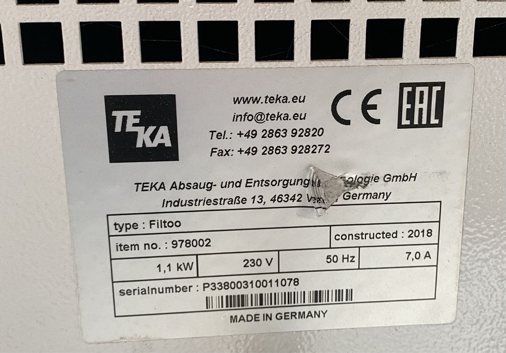 Pochłaniacz  dymu TEKA -  FILOO
