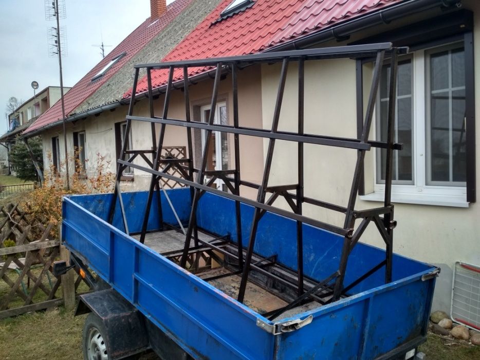 Stelaż do przewozu okien, szyb, płyt.