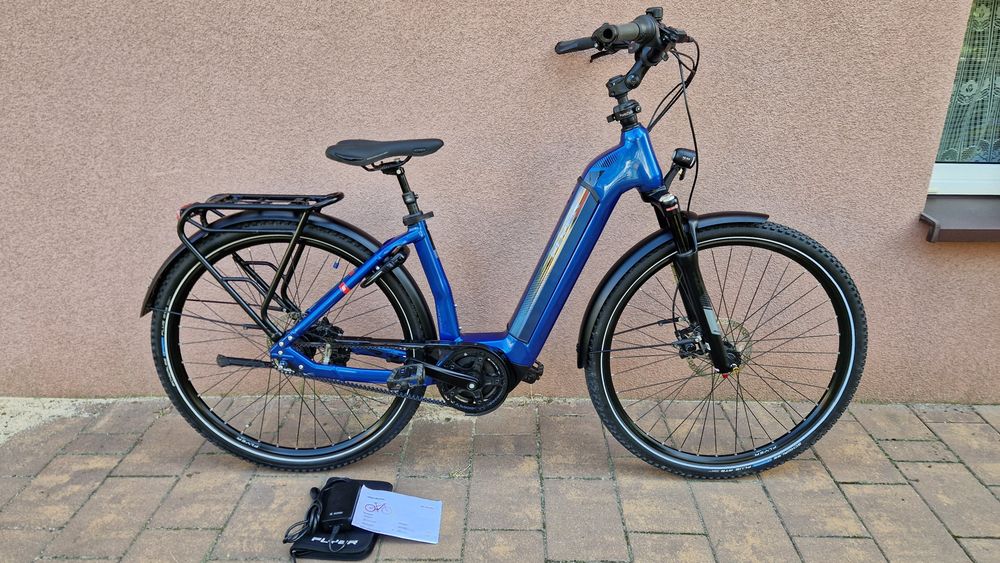 Rower elektryczny Flyer gotour 6 na pasku Nexus Bosch jak nowy S damka premium