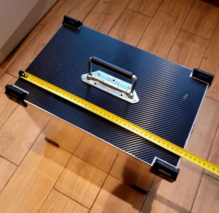 Kufry motocyklowe aluminiowe 2x40 litrów