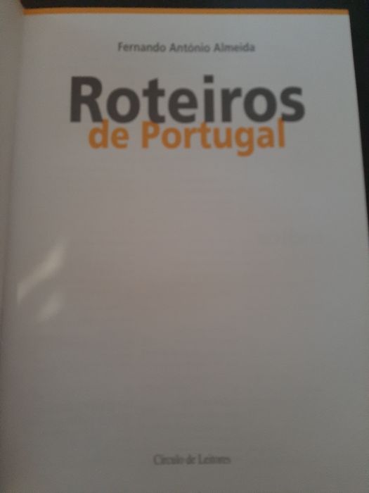 Livro Roteiros de Portugal
