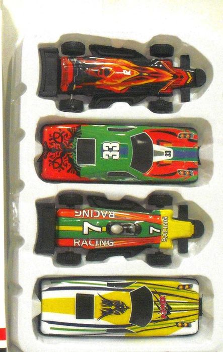 4 x cars * approx. 1:65 scale made by TEDI Germany