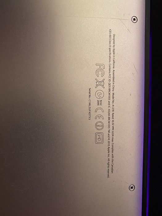 Apple portatil para pecas