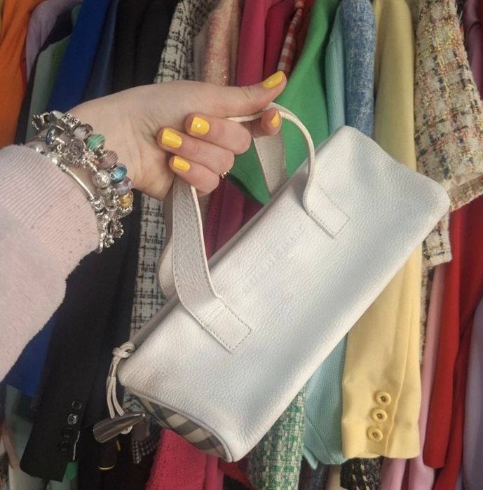 Mala Burberry Branca