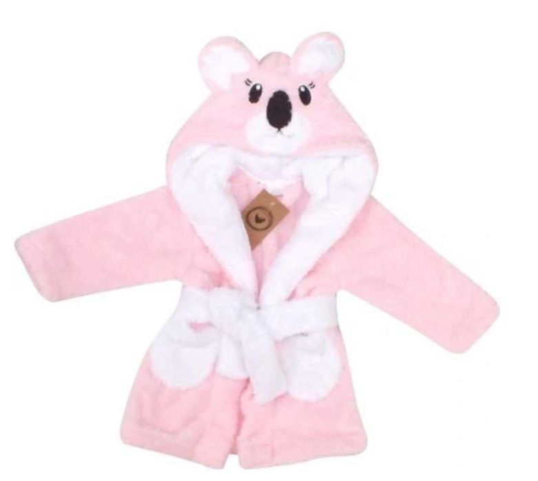 Szlafrok różowy MIŚ KOALA mięciutki 92
