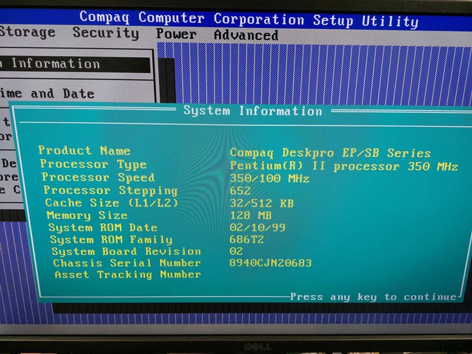 Stary komputer zabytek COMPAQ Deskpro 350 MHz (2)