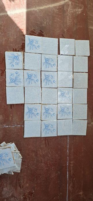 Plytki ścienne 15x15 czechoslowackie PRL