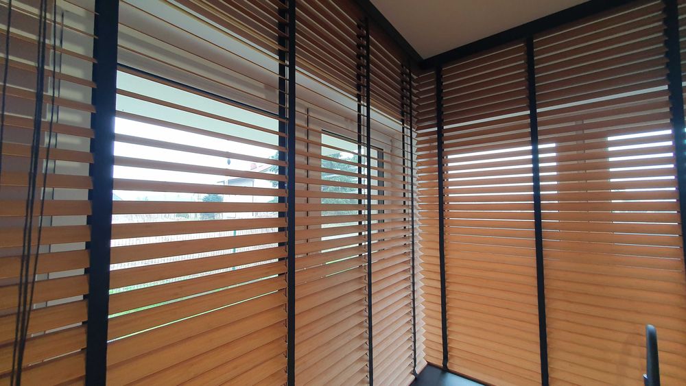 Żaluzje 50mm Bambusowe - Drewniana (na wymiar)