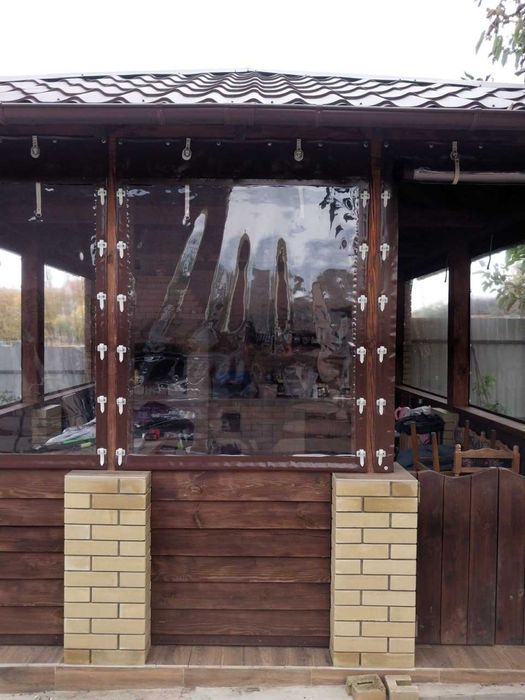 М'які вікна та штори для альтанки та тераси