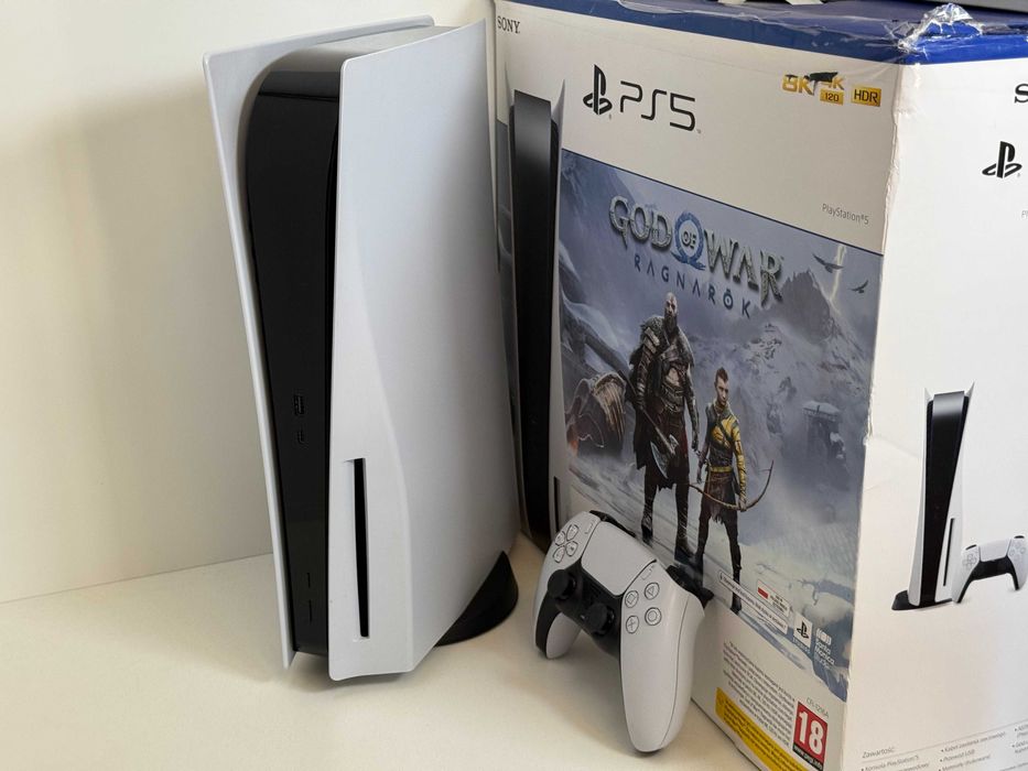 PlayStation 5 PS5 825GB CFI-1216A z napędem + Pad DualSense - Gwarancja