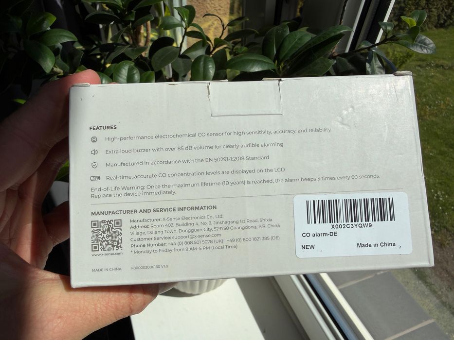 Czujnik tlenku węgla X-SENSE XC0C-SR dwupak