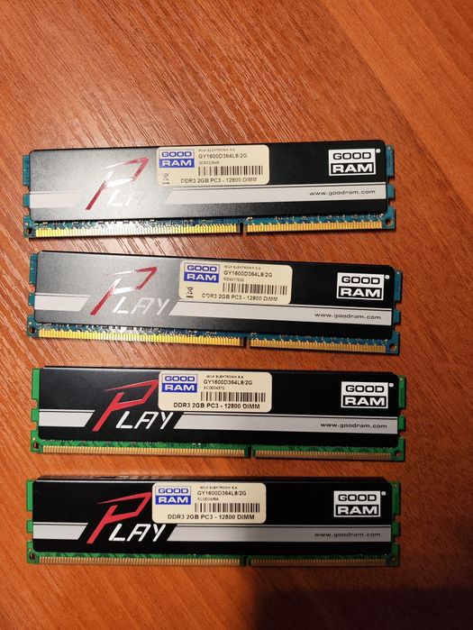 Ігрова Оперативна память з радіатором
GOODRAM PLAY DDR3 2GB