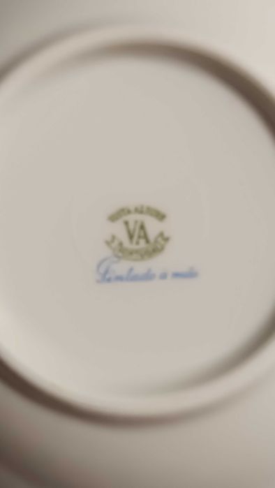 Taça Vista Alegre pintada à mão