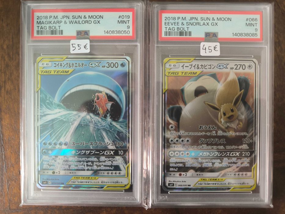 Cartas Graded Pokemon TCG - PSA/BGS/CGC Inglês e Japonês