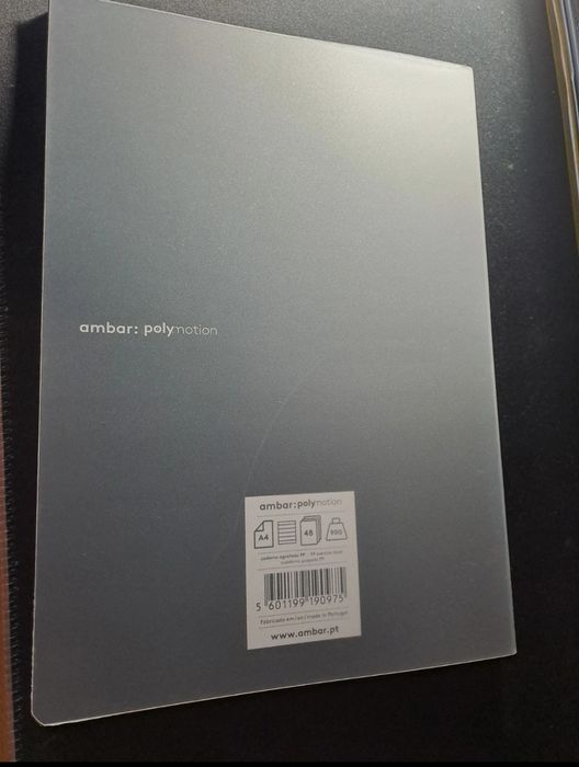 Caderno A4 pautado