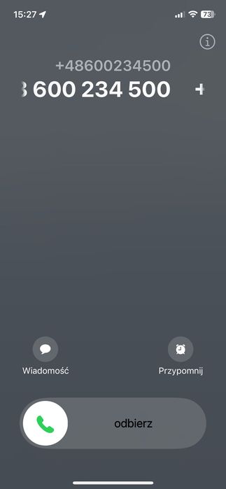 Złoty numer telefonu od kilku lat nieużywany