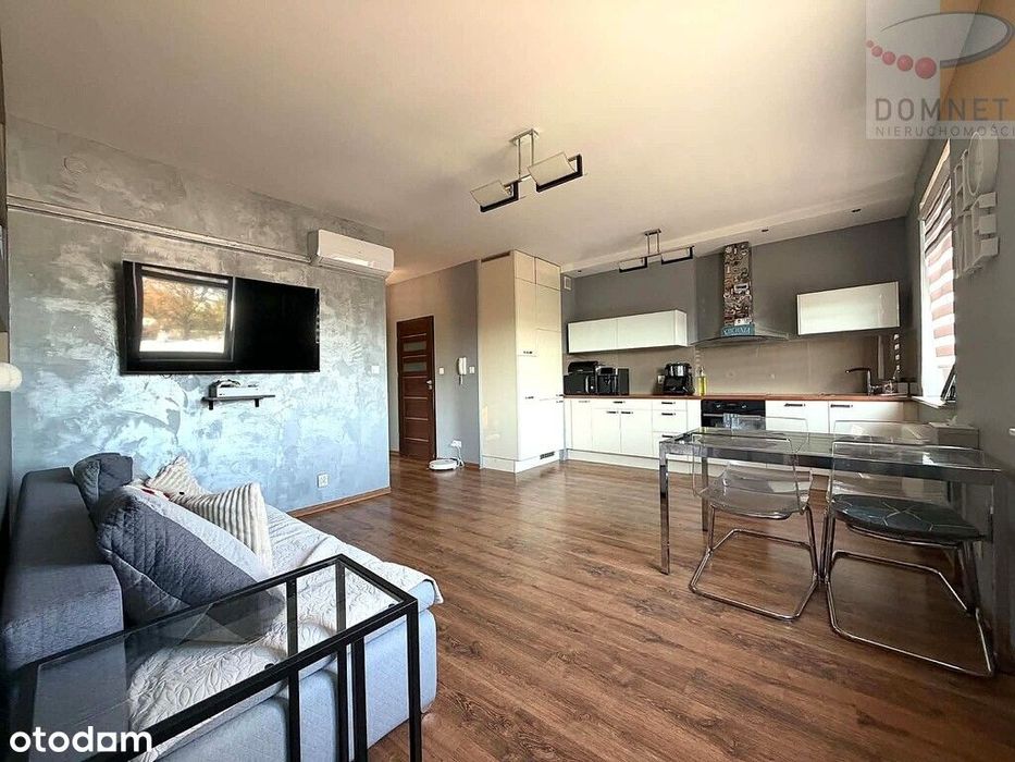 Ścisłe centrum Grodziska Maz. 58m2, 3pok. klima, balkon.