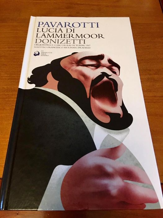 Luciano Pavarotti - 3 livros de Óperas + Cd's