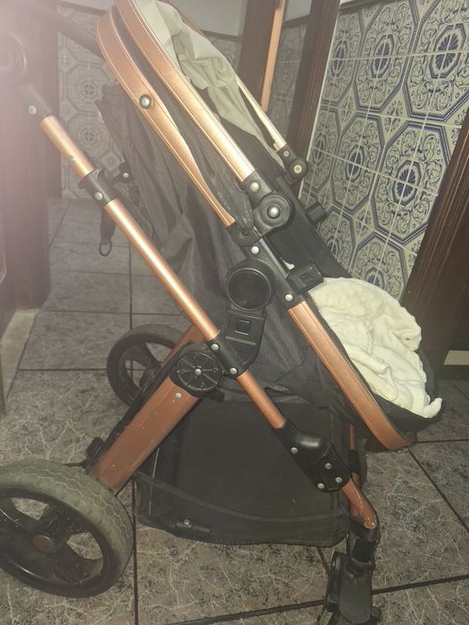 Cao grande mais carrinho 2 em 1 mais ovo