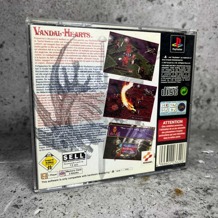 Playstation Vandal Hearts Konami