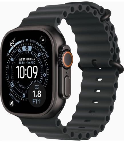 Apple Watch Ultra 3 49mm Black Ocean Band (MF0J4) офіційні для України