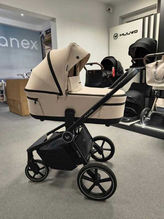 Wózek wielofunkcyjny MUUVO FIVE Desert Sand Beżowy 2w1/3w1/4w1 Nowość