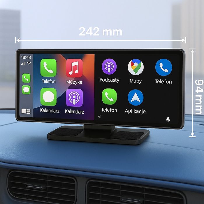 Android Auto Ekran Stacja multimedialna Apple Carplay kamera radio