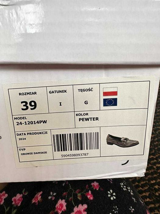 Mokasyny damskie Potocki rozm. 39