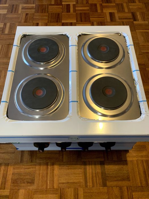 Fogão eléctrico trifásico de 4 placas