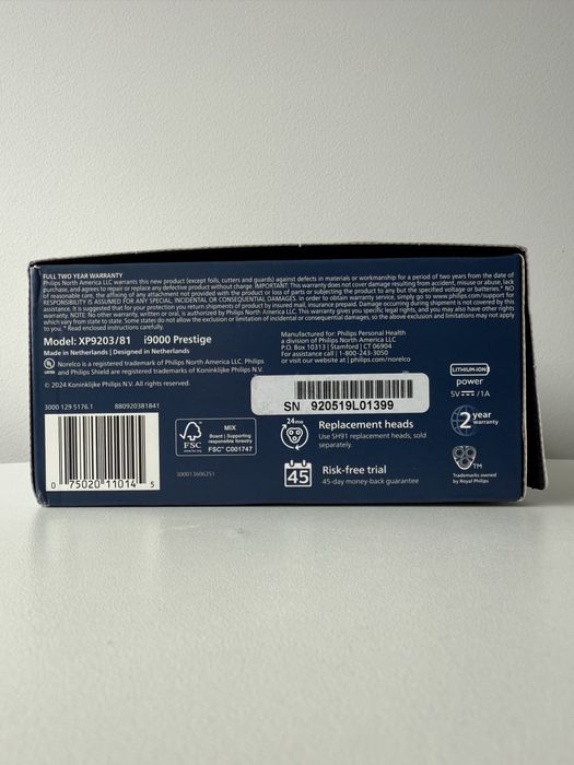 Електробритва PHILIPS Norelco i9000 Prestige Ultra XP9405/84 XP9203/81