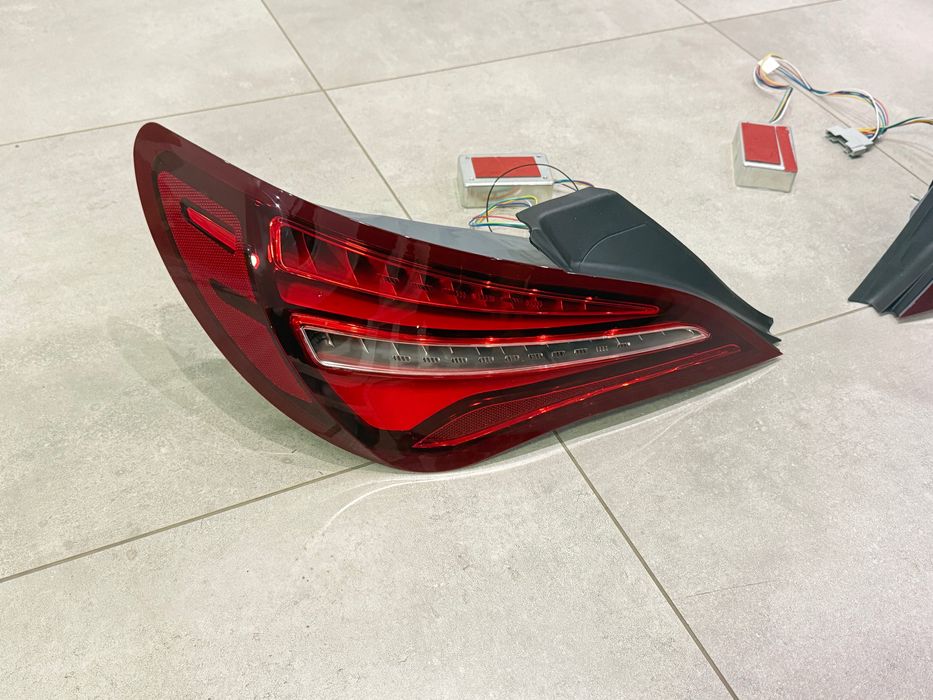 Фонари стопы фары LED Mercedes CLA Class W117 C117 Рестайлинг Ліхтарі