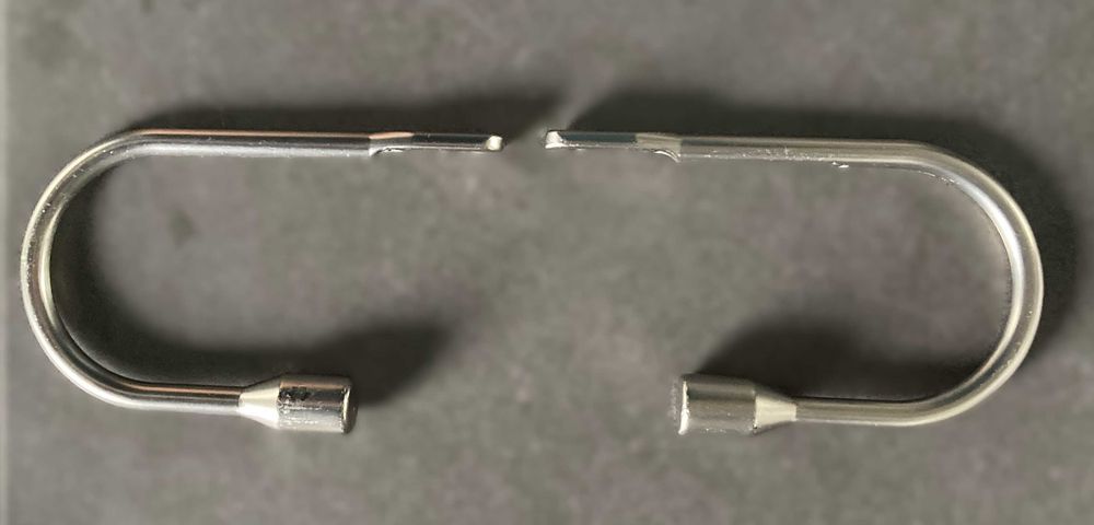 Conjunto ganchos de cortina em forma de U