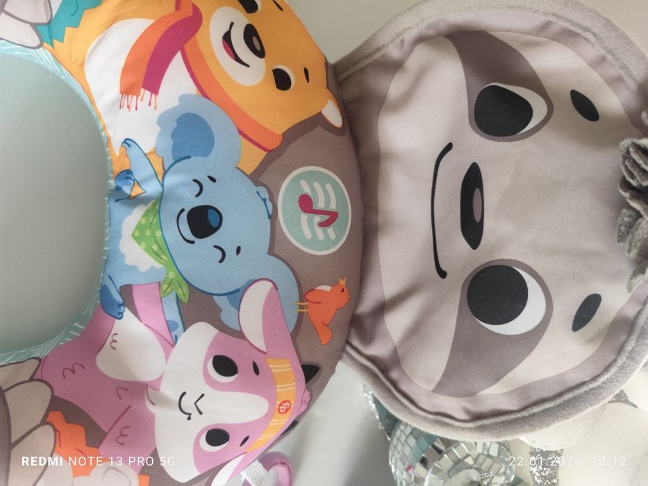 poduszka Fischer Price leniwiec do leżenia na brzuszku