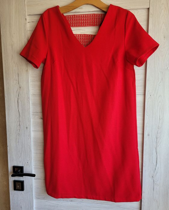 Okazja! Cudna Sukienka Czerwona Moodo S Gipiura