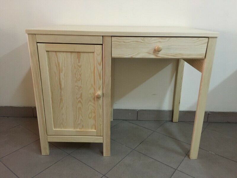 Biurko IGA1, drewno sosnowe, bardzo solidne, kolory