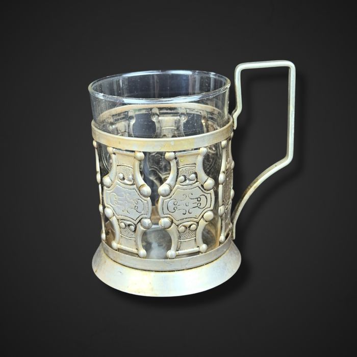 Szklanki z koszyczkami podstakannik Rosja B5/02283