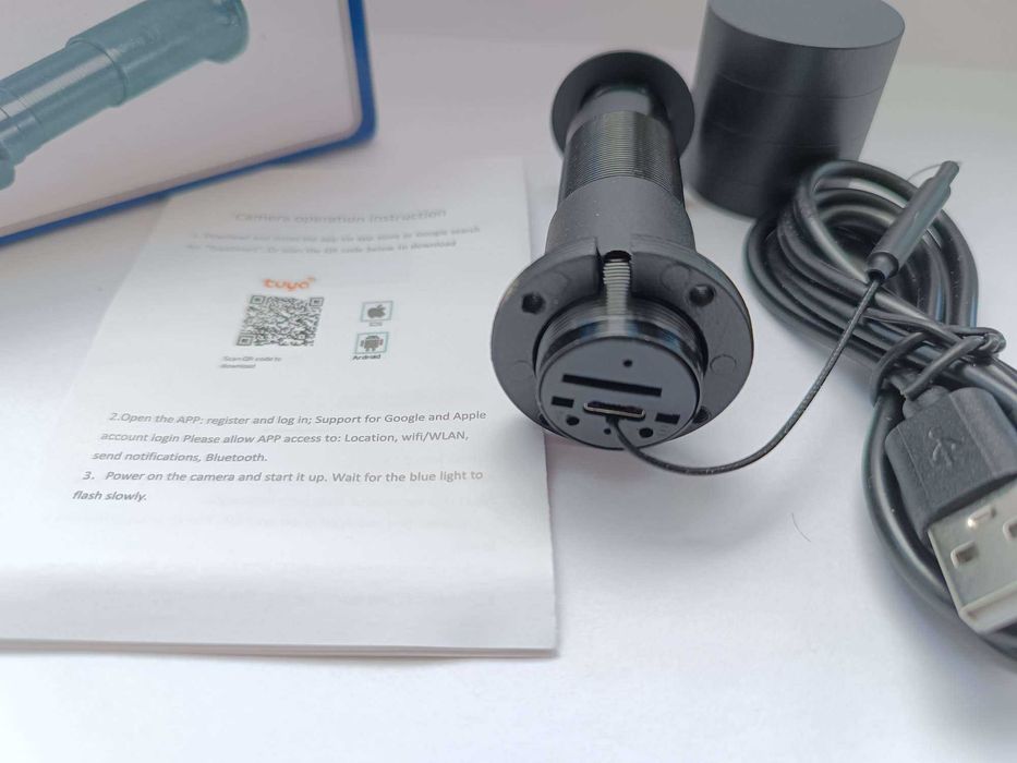 Камера в глазок в Двері Wi-Fi IP P2P  2 МП HD  5G Tuya  АКЦІЯ!!!