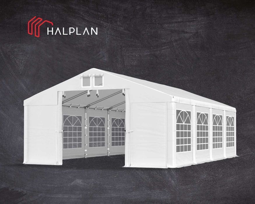 4x8x2m Namiot imprezowy ogrodowy z roletami moskitiera sezonowe ISD S