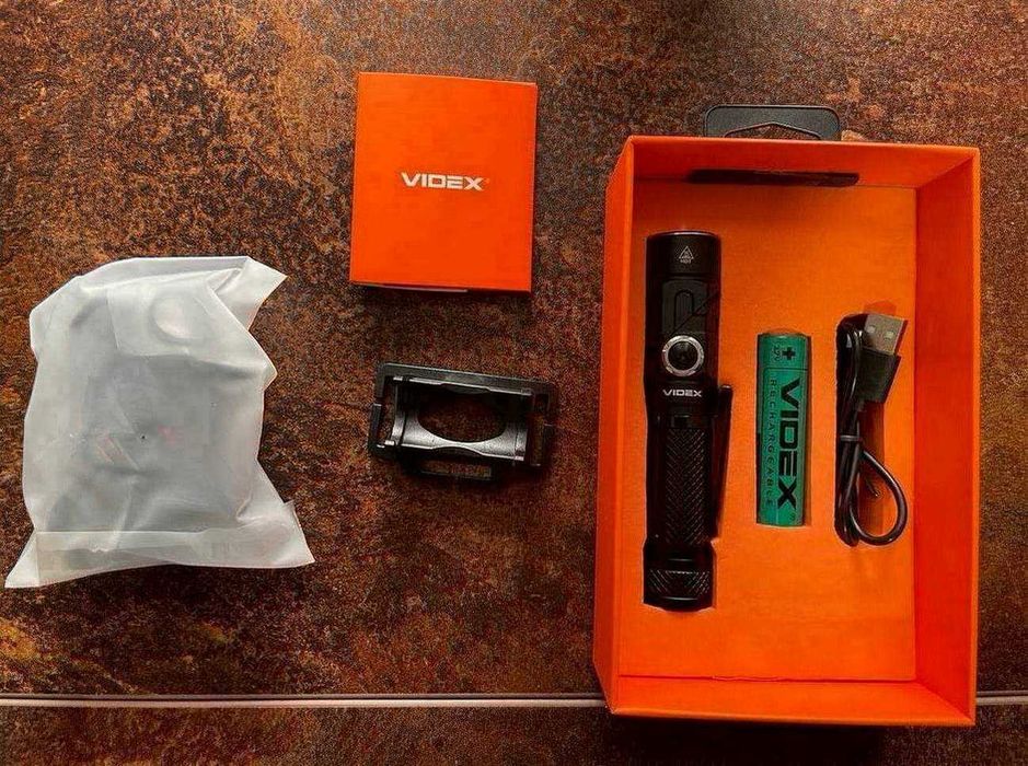 Портативний світлодіодний ліхтарик videx 5000K