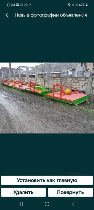 Косарка садова, мульчер, касарка до трактора, подрібнювач садовий,