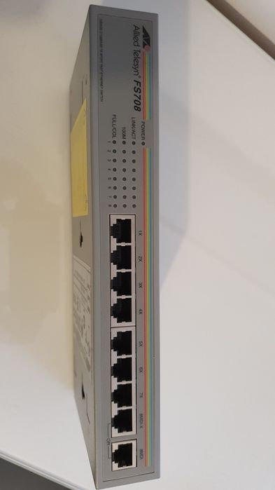 Fast Ethernet Switch Allied Telesyn 8 portas