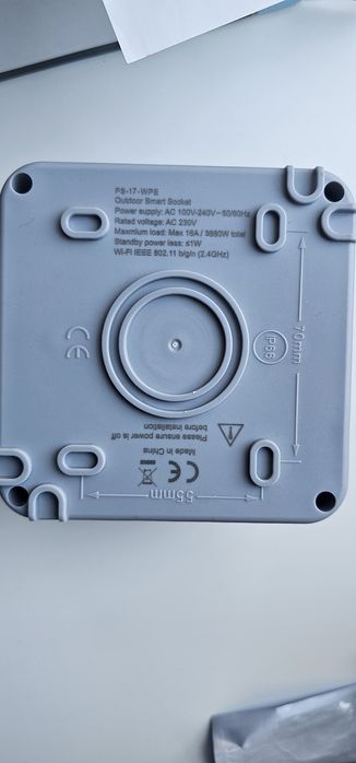 Wi-fi розумна вологозахищена розетка Alfawise PS-17